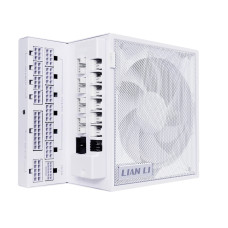 Lian Li Edge Series - 1000W Full Modular Power Supply (Fan USB Hub Included) - Gold - ATX 3.1 - PCIE 5.1 Support - 12V-2x6 Connector - L-Shape Design for Dual Chamber Case - White (EG1000G.WH)